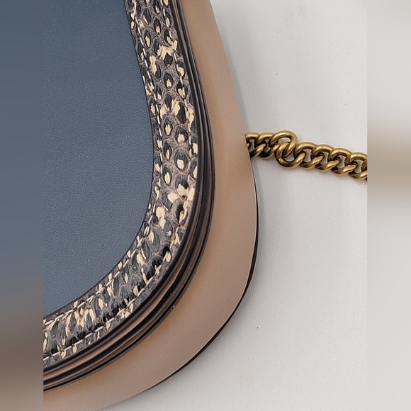 💥USED ONCE💥 Coach 1941 Turnlock Snakeskin Flap Crossbody/Belt Bag - Picture 5 of 14